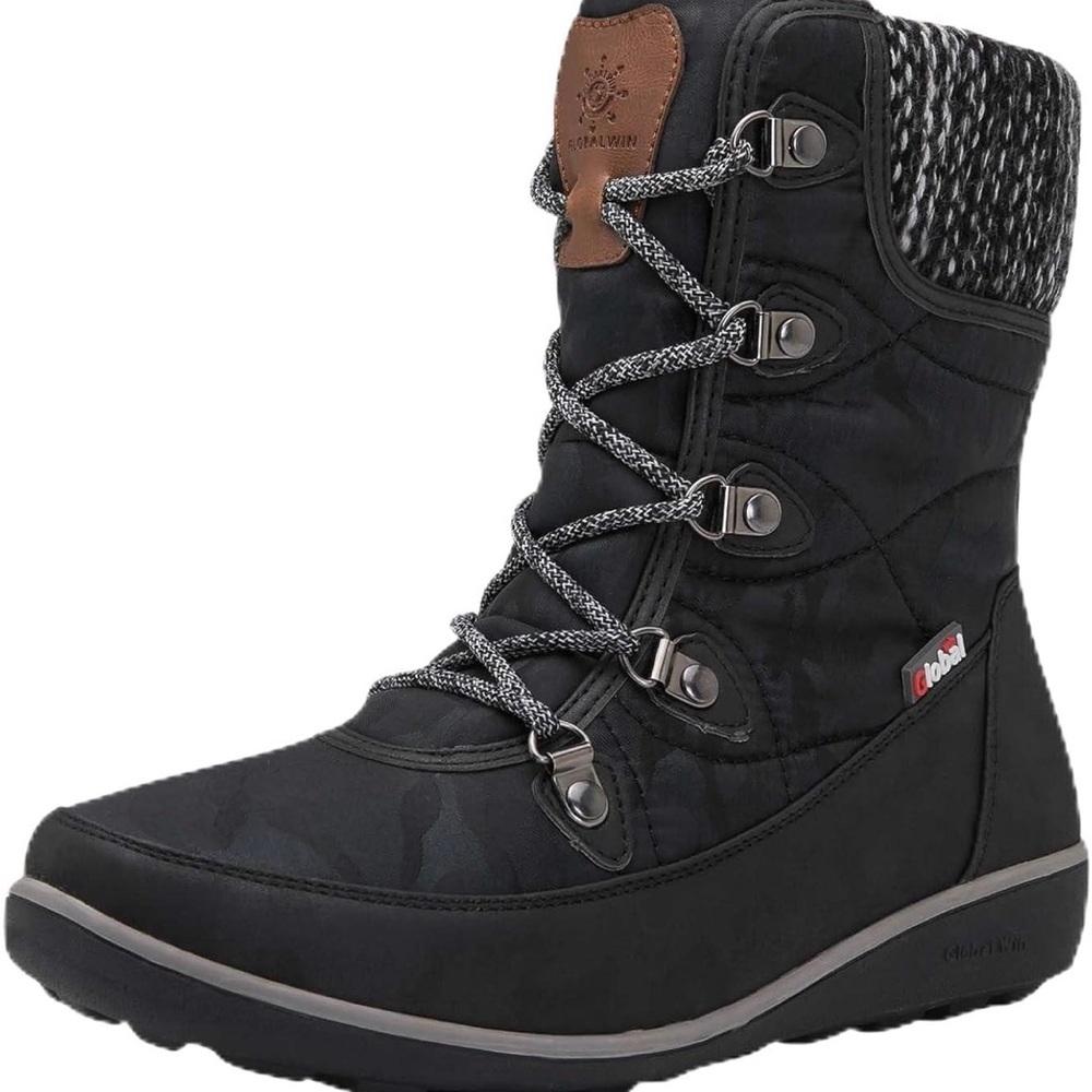 Women’s Black and Gray Winter Boots